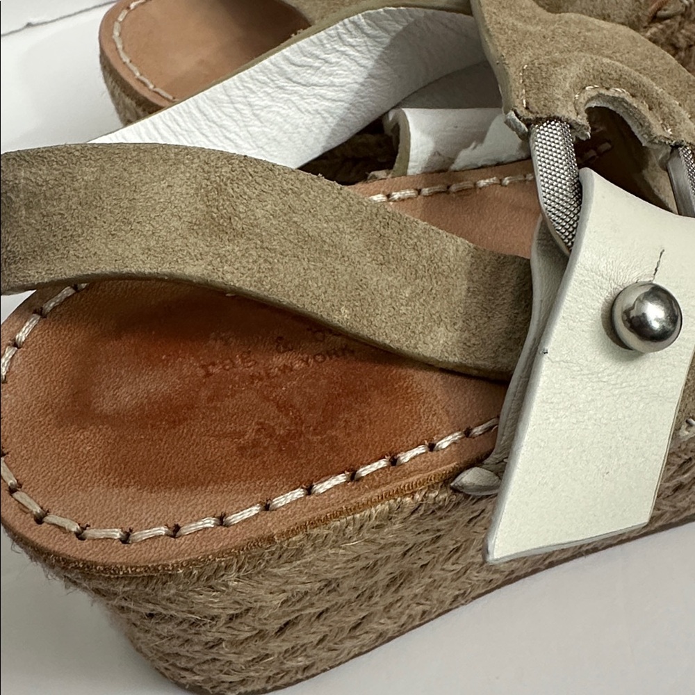 RAG & BONE August Espadrilles Sandals - Tan & Cream - Picture 4 of 7
